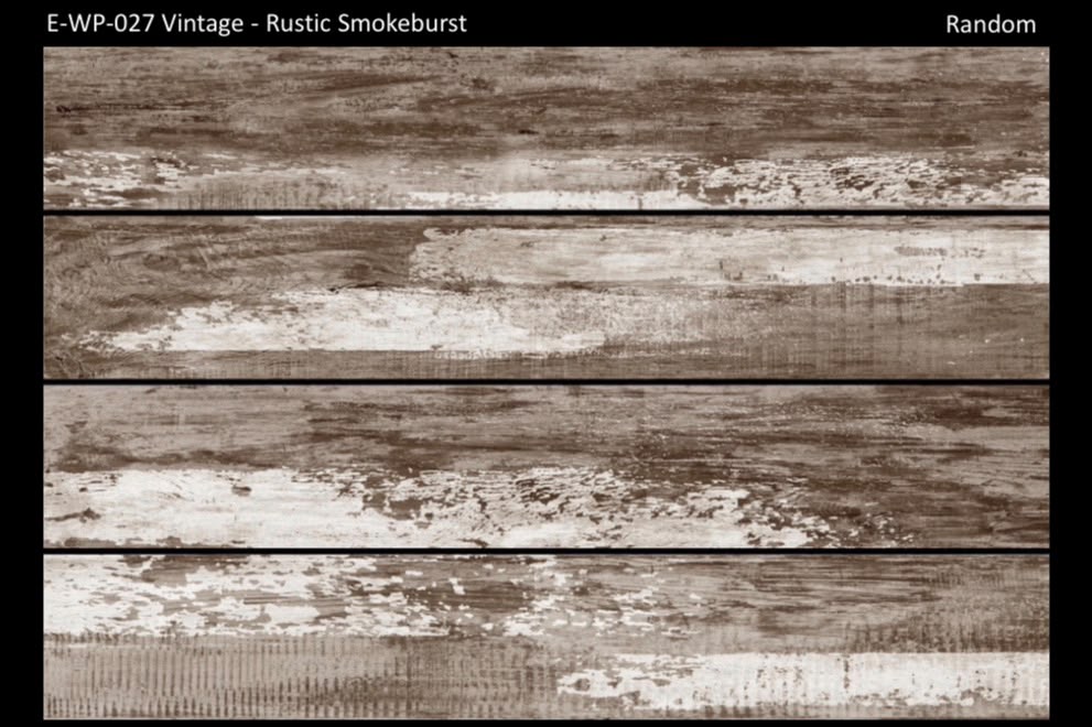E-WP-027 Vintage - Rustic Smokeburst | Shabbir Tiles (Stile) | 6 × 37 Inches |
