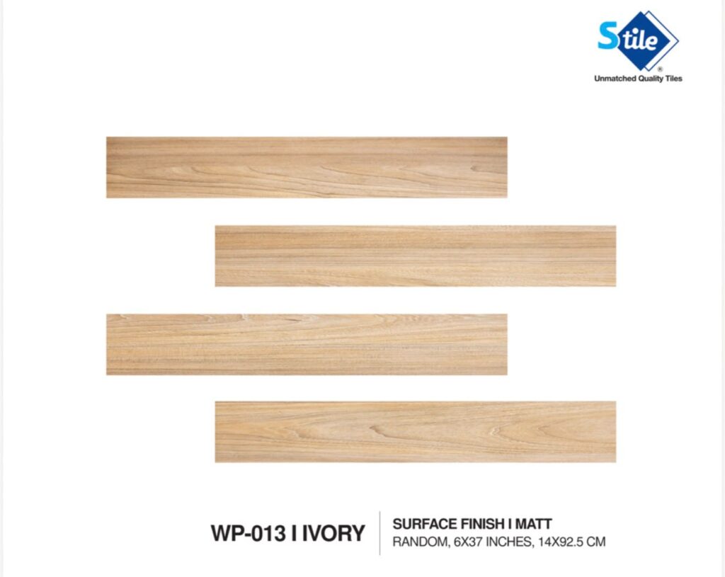 WP-013 Ivory | Shabbir Tiles (Stile) | 6 × 37 Inches (14 × 92.5 CM) |