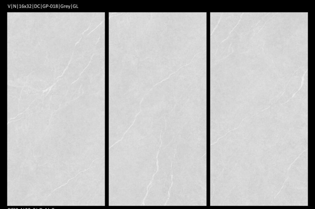 Shabbir Tiles GP-018 Grey Vintage Glossy Digital Ceramic Tile – 16x32 Inches