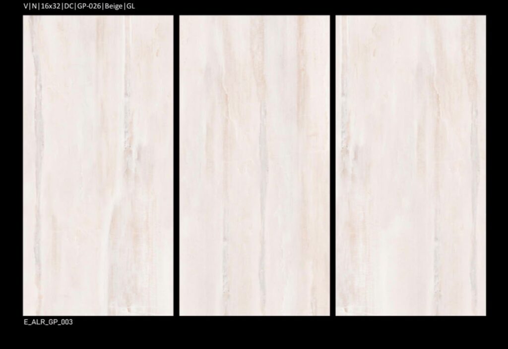 Shabbir Tiles (Stile) GP-026 Beige Glossy Tile – 16x32 Inches